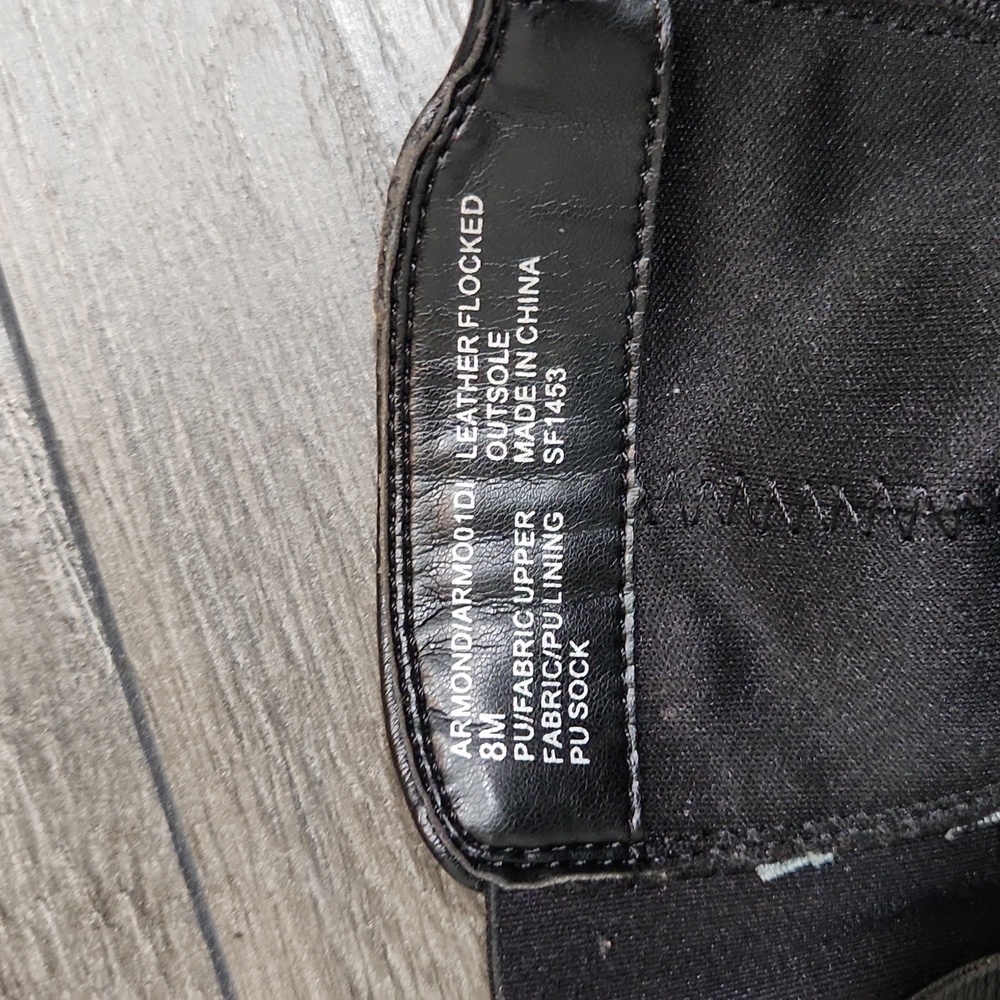 Steven by Steve Madden Black armond lug-sole Chelsea Boots size 8m - Picture 3 of 12